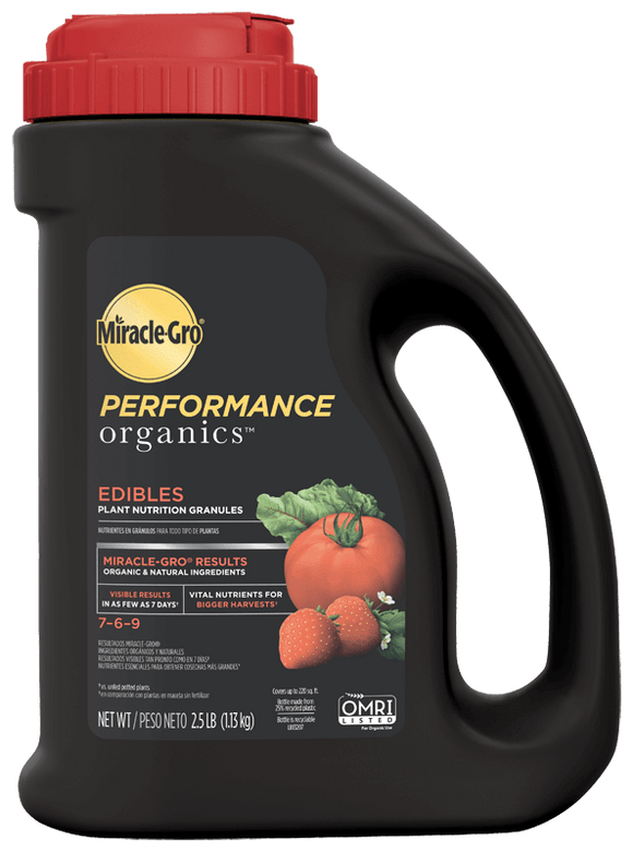 Miracle-Gro® Performance Organic® Edibles Plant Nutrition Granules (2.5 lb)
