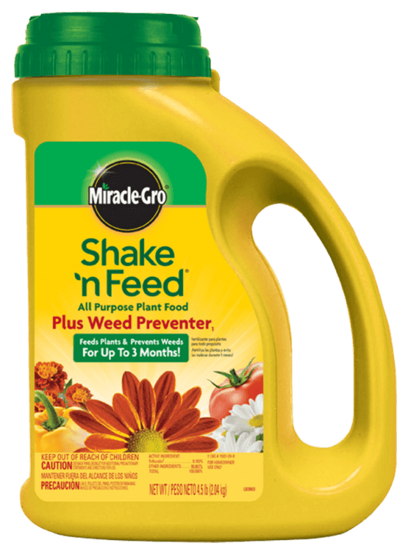 Miracle-Gro® Shake 'N Feed® All Purpose Plant Food Plus Weed Preventer₁ (4.5 lbs)