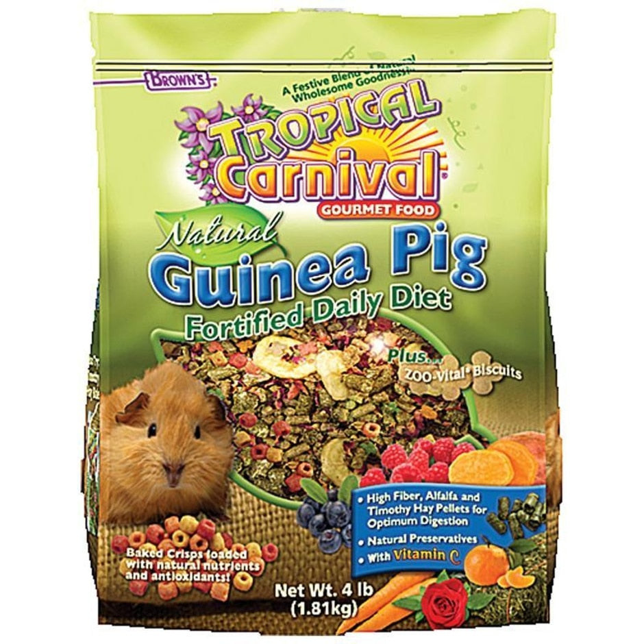 Image showcasing TROPICAL CARNIVAL NATURAL GUINEA PIG DIET (4 LB) - Versailles, IN ...
