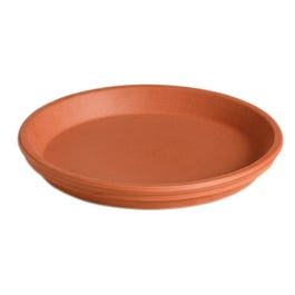 Terra Cotta Clay Saucer, 7-In.