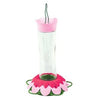 Hummingbird Feeder, Glass, Pink Fuchsia, 5-Port