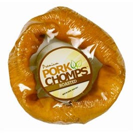 Dog Treats, Premium Roasted Pork Donut, 6-In.