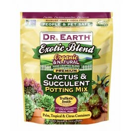 Exotic Blend Cactus & Succulent Potting Mix, Organic, 4-Qt.