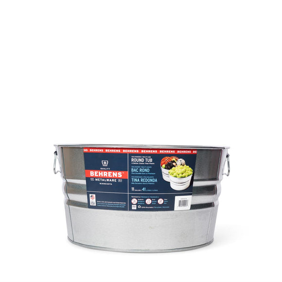 Behrens Round Galvanized Steel Tub