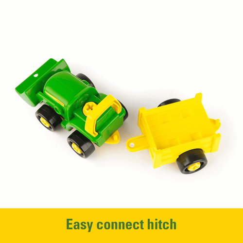 John Deere Build-a-Buddy - Bonnie Scoop Tractor with Wagon, Cow and Screwdriver (Build-a-Buddy - Bonnie Scoop Tractor)