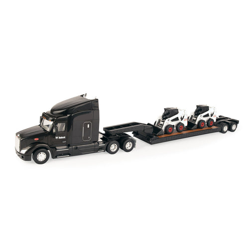 Tomy 1:32 Peterbilt 579 with Skid Steers (Die Cast)