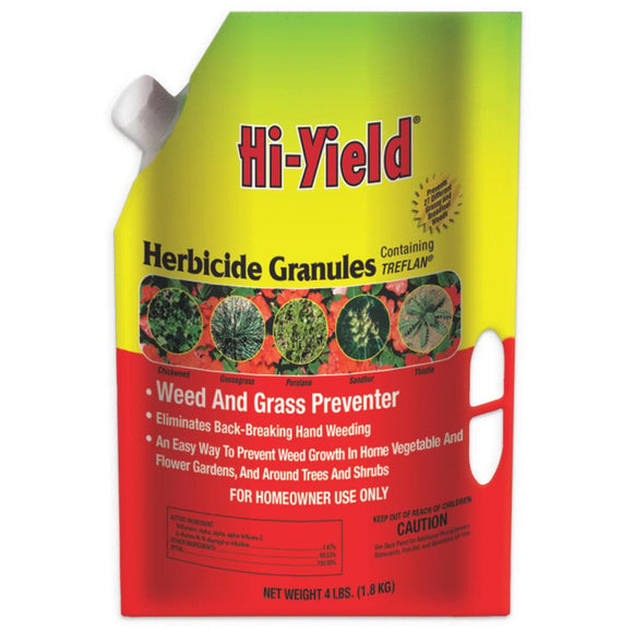 Hi-Yield 4 Lb. Ready To Use Granules Grass & Weed Preventer