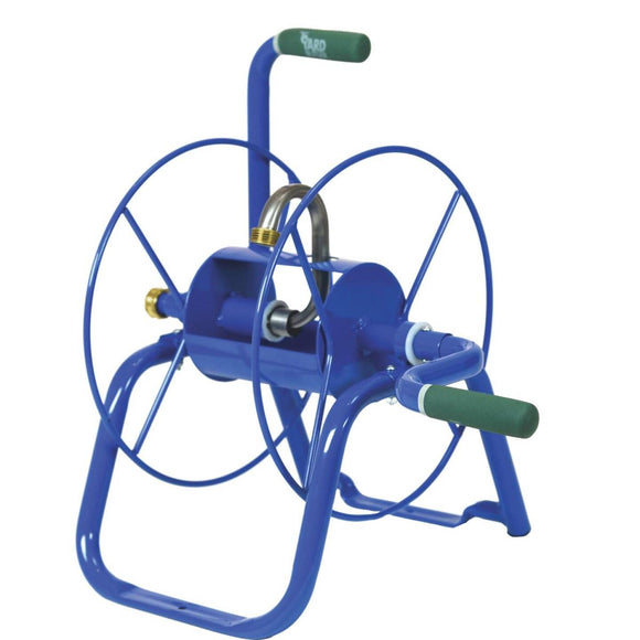 Yard Butler Handy Reel 75 Ft. x 5/8 In. Blue Steel Hose Reel