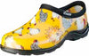 Sloggers® Women’s Waterproof Comfort Shoes (Size 8, Daffodil Yellow Chicken Print)