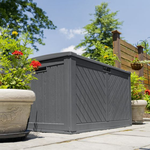 Suncast® Extra Large Deck Box Peppercorn