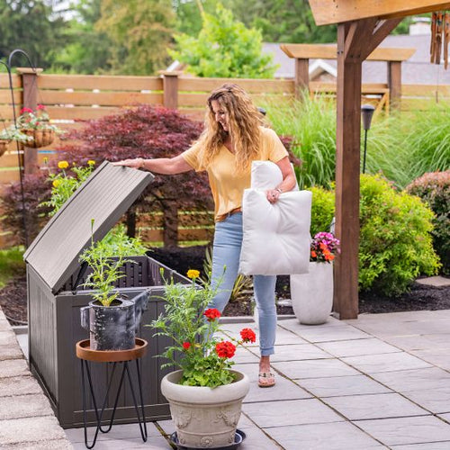 Suncast® Extra Large Deck Box Peppercorn