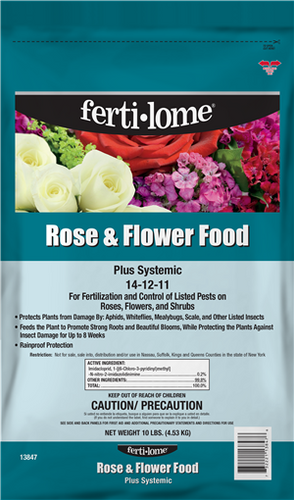 Ferti-lome Rose and Flower Food Plus Systemic 14-12-11