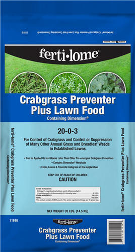 Ferti-Lome Crabgrass Preventer Plus Lawn Food w/ Dimension 20-0-3