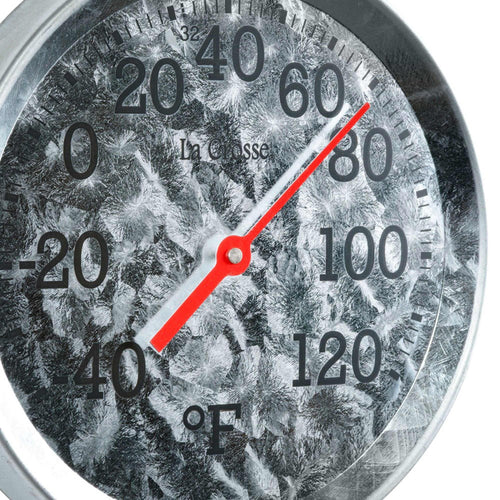 La Crosse Technology 8 inch Galvanized Metal Thermometer
