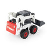 Tomy ERTL 1:16 Big Farm Bobcat Skid Loader Set (4 each of construction cones - barrels and cement blocks - wooden pallet)