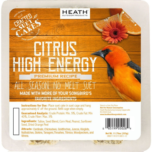 Heath Crafted Premium Recipe Citrus High Energy Suet