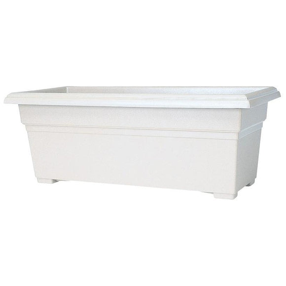 COUNTRYSIDE PATIO PLANTER (27 INCH, WHITE)