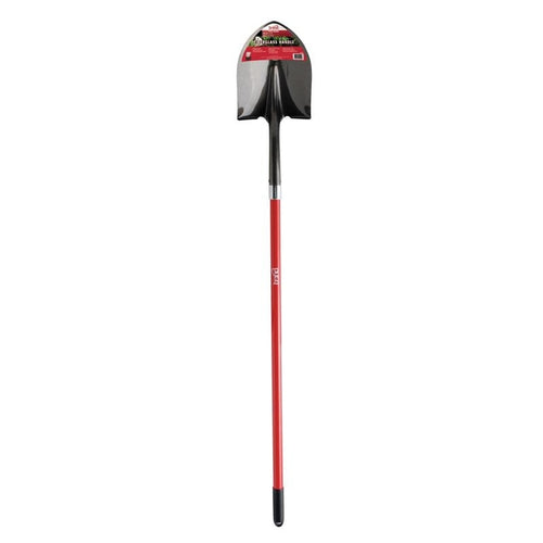 BOND MANUFACTURING ROUND POINT SHOVEL WITH FIBERGLASS HANDLE