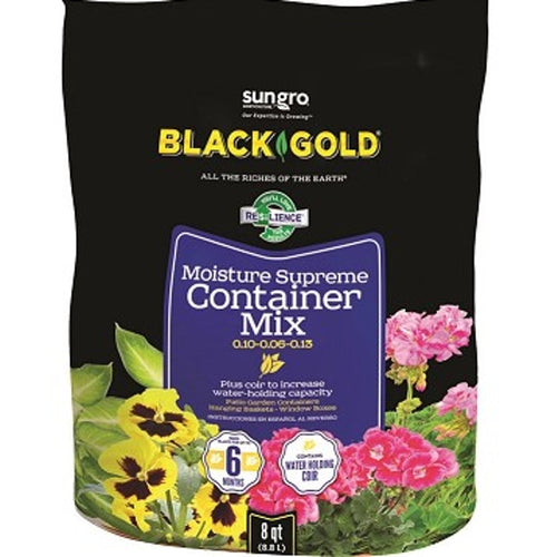 Black Gold Moisture Supreme Potting Mix (8 QT)