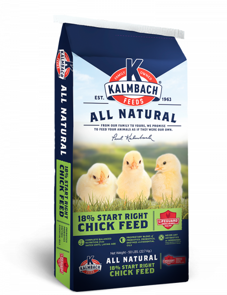 Kalmbach 18% Start Right® Chick Feed (Non-Medicated)