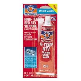 High-Temperature Red Silicone Gasket Maker, 3-oz.