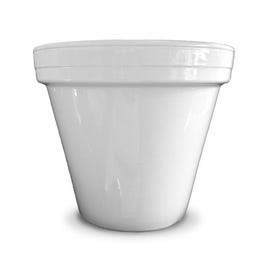 ceramo flower pots Flower Pot, White Ceramic, 4.5 x 3.75-In. - Versailles, IN