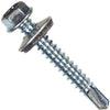 Hillman #12 - 14 x 2 In. Washer Head Self-Drilling Sheet Metal Screw (100 Ct.)