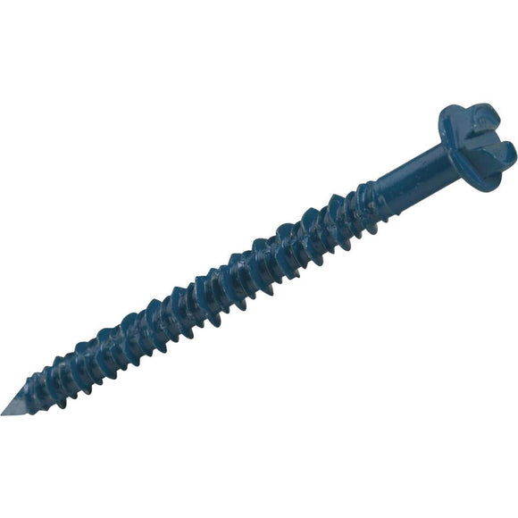 Hillman 3/16 In. x 1-3/4 In. Hex Washer Tapper Concrete Screw Anchor (100 Ct.)