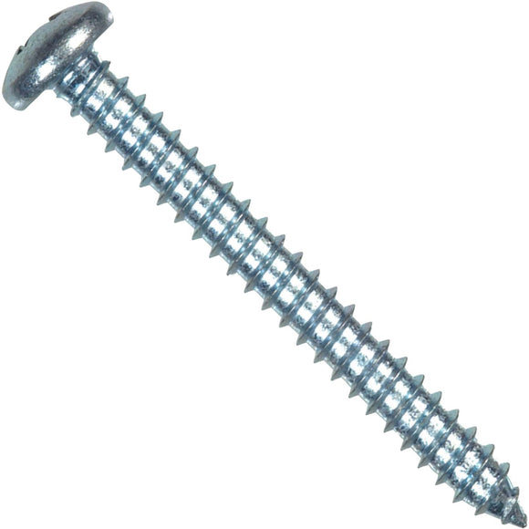 Hillman #6 x 1/2 In. Phillips Pan Head Zinc Sheet Metal Screw (100 Ct.)