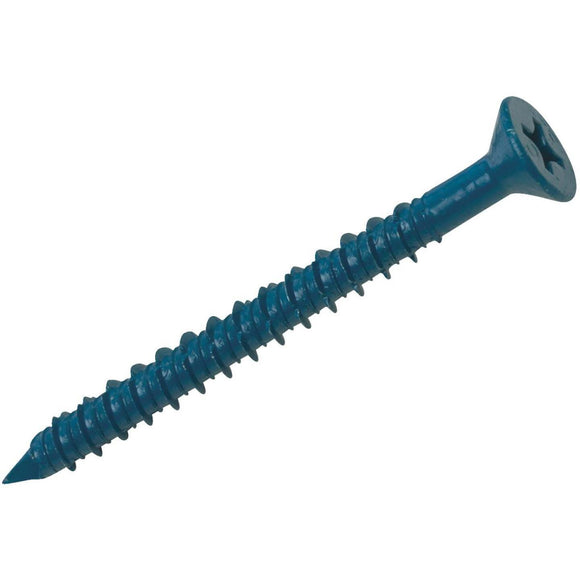 Hillman 3/16 In. x 1-1/4 In. Flat Concrete Screw Anchor (100 Ct.)