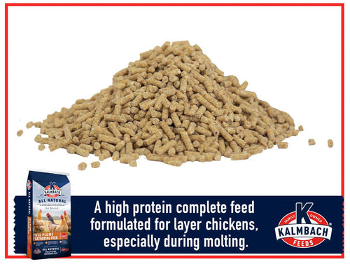 Kalmbach Full Plume Feathering Poultry Feed (Pellet) (50 LB)