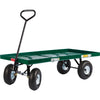 FARM-TUFF DECK WAGON METAL WITH FLAT FREE TIRES